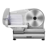 Speciality Appliances: VEVOR Meat Slicer, 180W Electric Deli Food Slicer with 7.5" SUS420 Stainless Steel Blade and Blade Guard, 0 - 0.6 inch Adjustable Thickness for Home Use, Easy to Clean, Cut Meat, Bread, Ham and Cheese