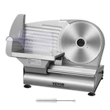 Speciality Appliances: VEVOR Meat Slicer, 180W Electric Deli Food Slicer with 7.5" SUS420 Stainless Steel Blade and Blade Guard, 0 - 0.6 inch Adjustable Thickness for Home Use, Easy to Clean, Cut Meat, Bread, Ham and Cheese