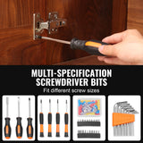 Hand Tools: VEVOR Tool Kit 132 Piece General Household Hand Tool Set with Portable Tool Case