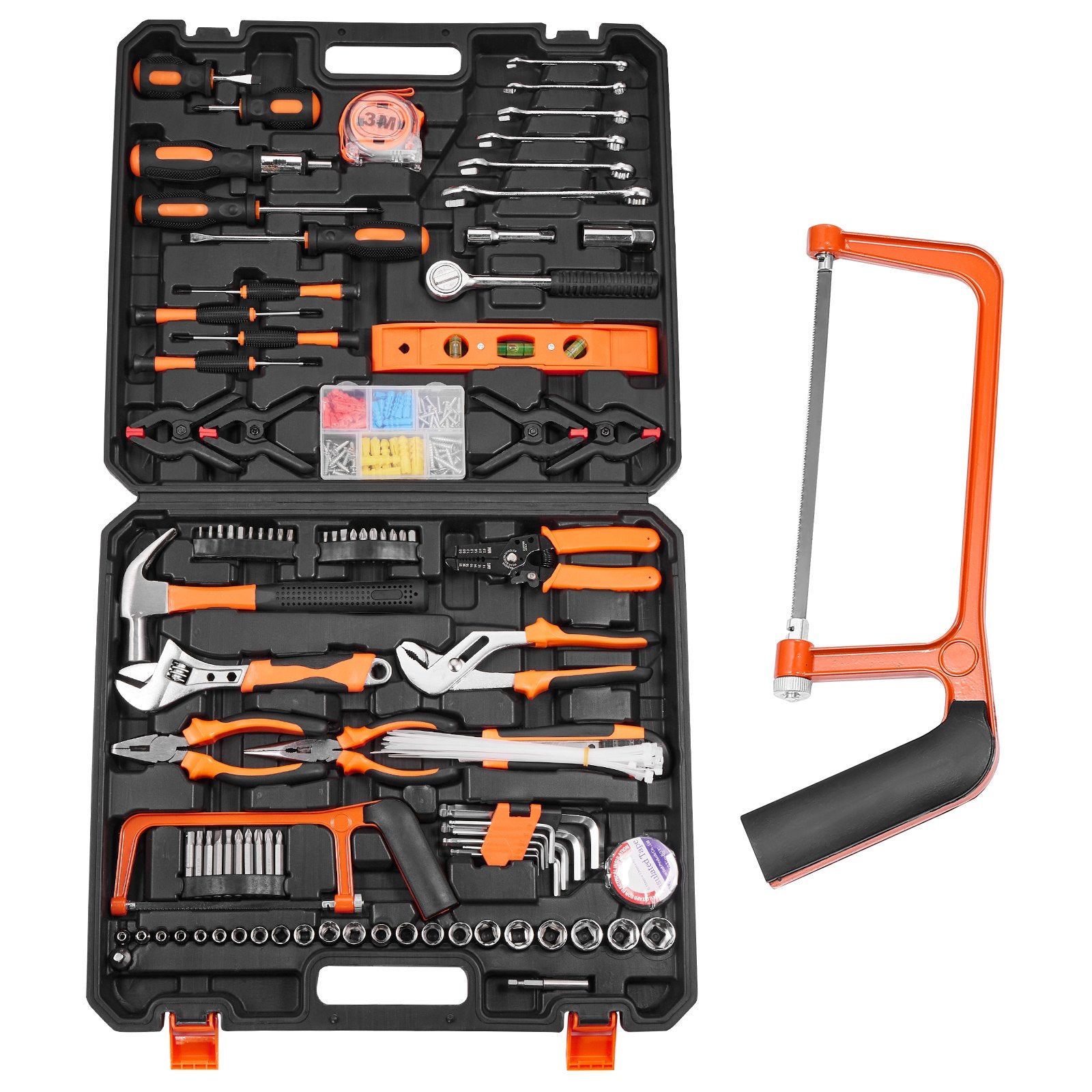 Hand Tools: VEVOR Tool Kit 216 Piece General Household Hand Tool Set with Portable Tool Case