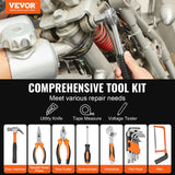 Hand Tools: VEVOR Tool Kit 216 Piece General Household Hand Tool Set with Portable Tool Case