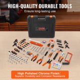 Hand Tools: VEVOR Tool Kit 216 Piece General Household Hand Tool Set with Portable Tool Case