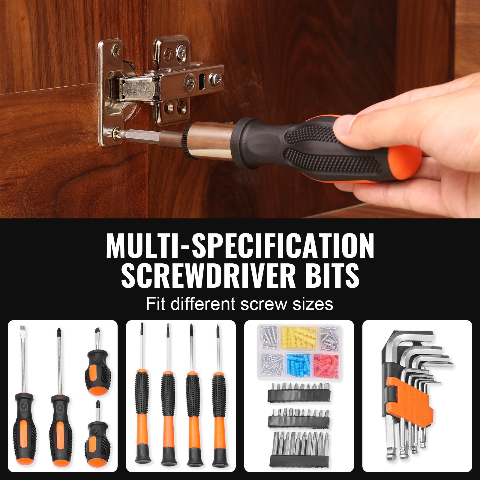 Hand Tools: VEVOR Tool Kit 216 Piece General Household Hand Tool Set with Portable Tool Case