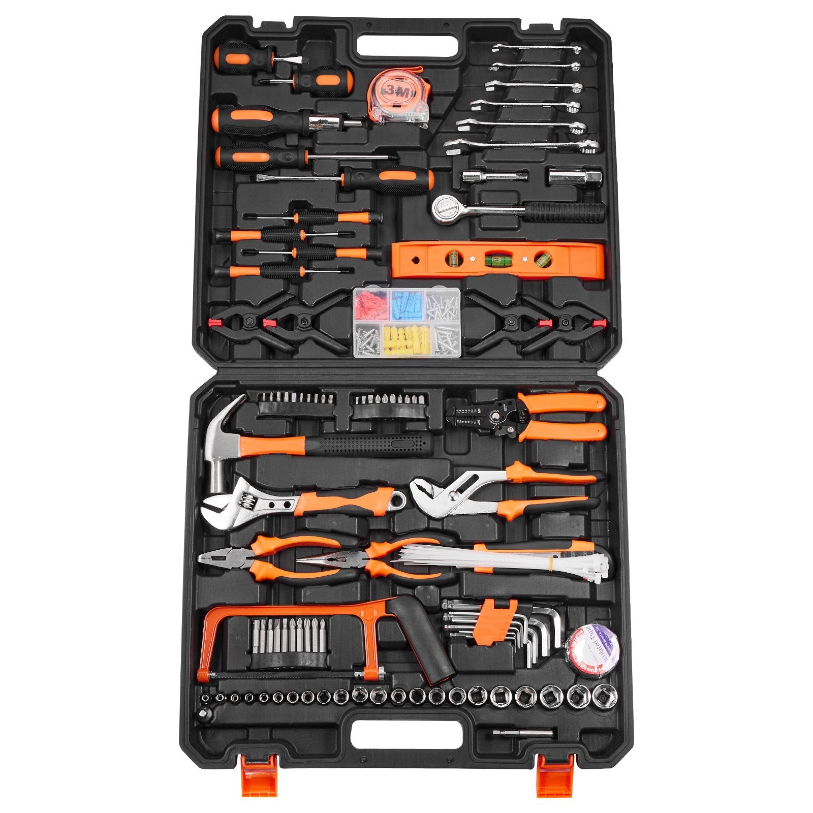 Hand Tools: VEVOR Tool Kit 216 Piece General Household Hand Tool Set with Portable Tool Case