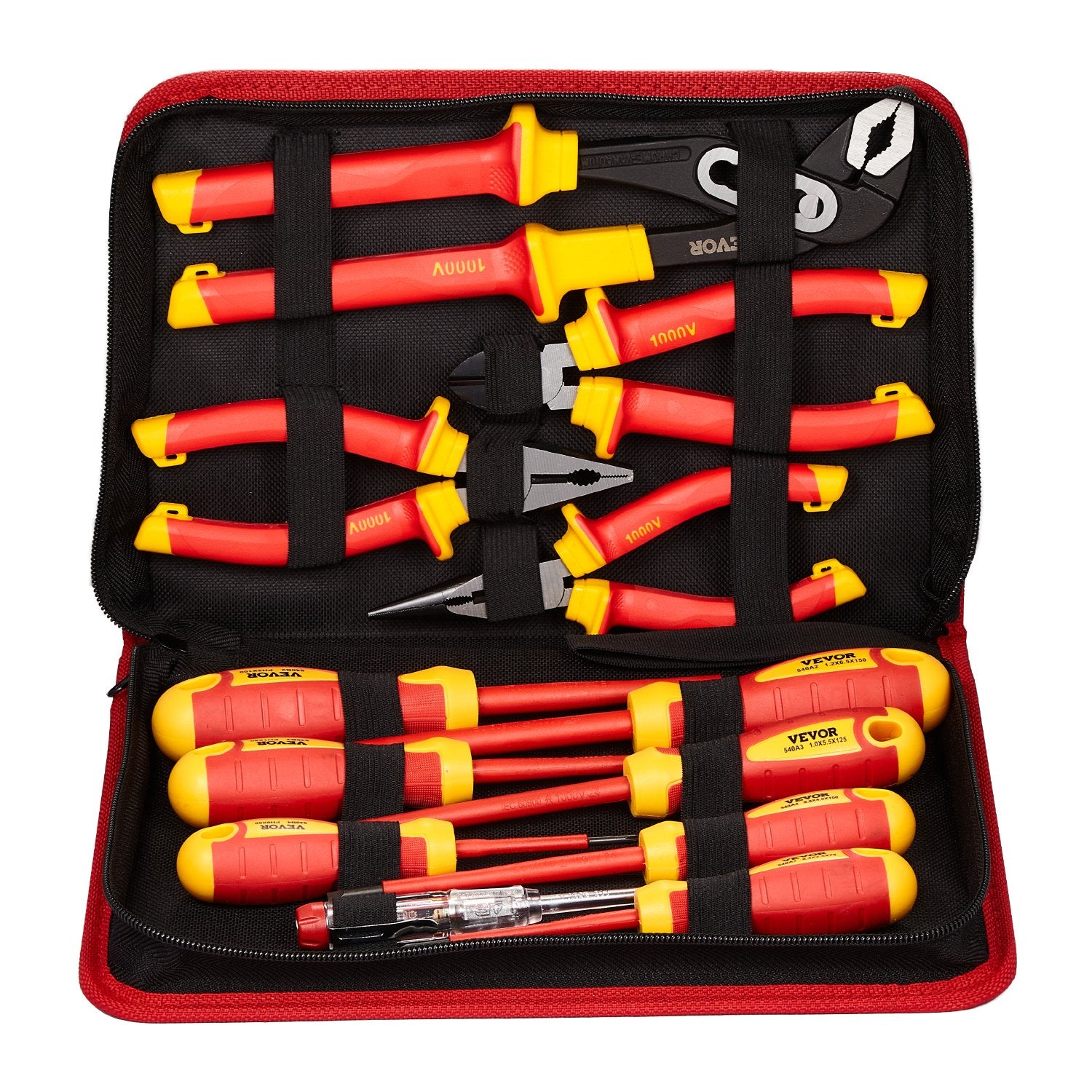 Screwdrivers: VEVOR Insulated Screwdriver Set 12-Piece Insulated Tool Set for Electricians