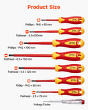 Screwdrivers: VEVOR Insulated Screwdriver Set 12-Piece Insulated Tool Set for Electricians
