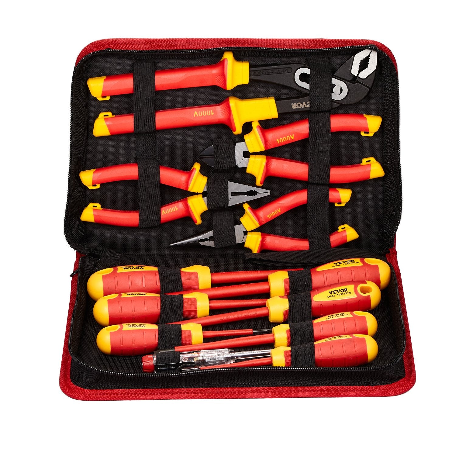 Screwdrivers: VEVOR Insulated Screwdriver Set 12-Piece Insulated Tool Set for Electricians