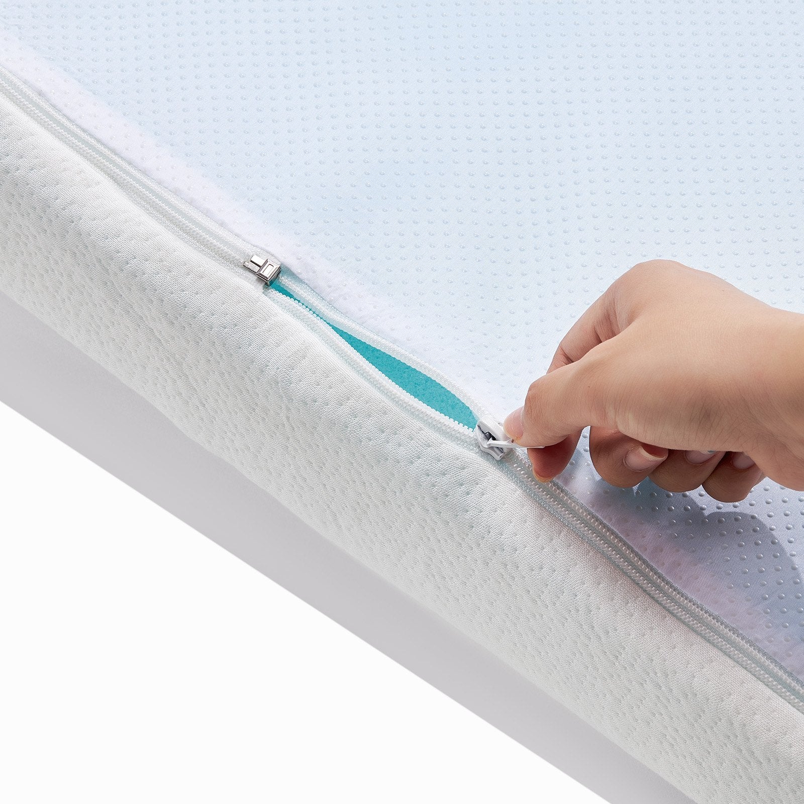 Mattress Toppers: VEVOR Mattress Topper Memory Foam Detachable & Washable Queen 76.2 mm Thickness