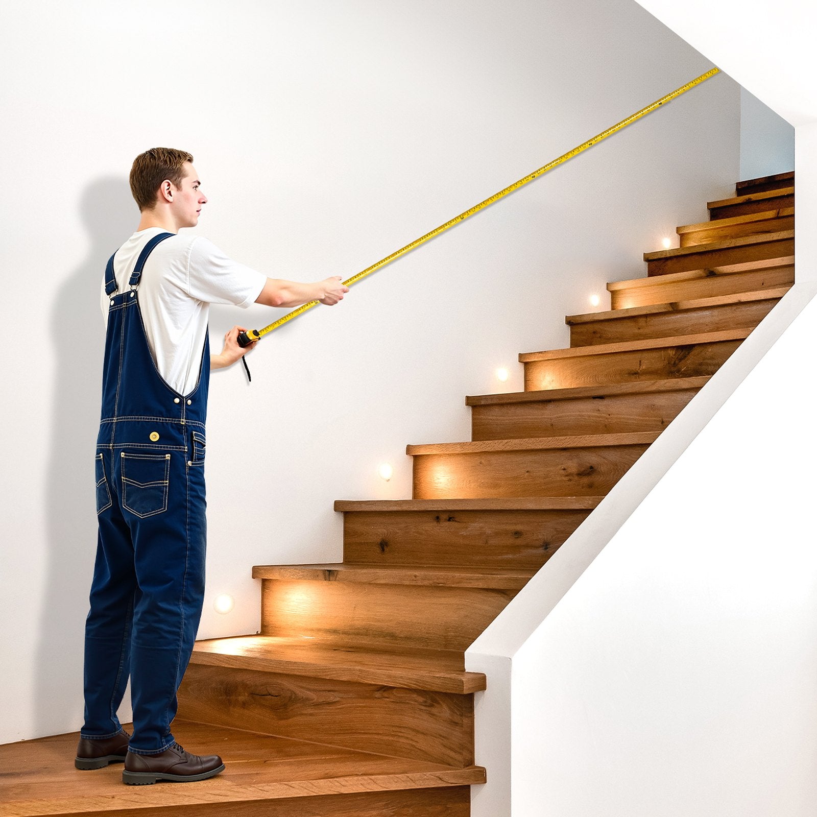 Automotive Repair & Speciality Tools: VEVOR Tape Measure 7620mm Retractable Imperial Metric for Decoration