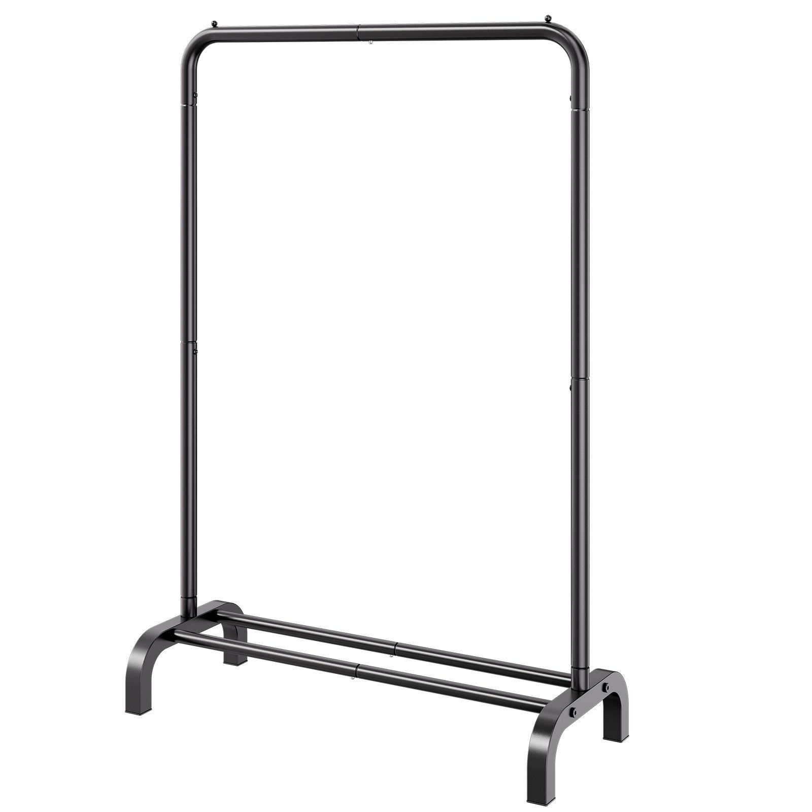 Clothing & Wardrobe Storage: VEVOR Clothes Rack, Heavy Duty Clothing Garment Rack with Hanging Rod and Bottom Storage Area, Clothing Rack for Bedroom Guest Room