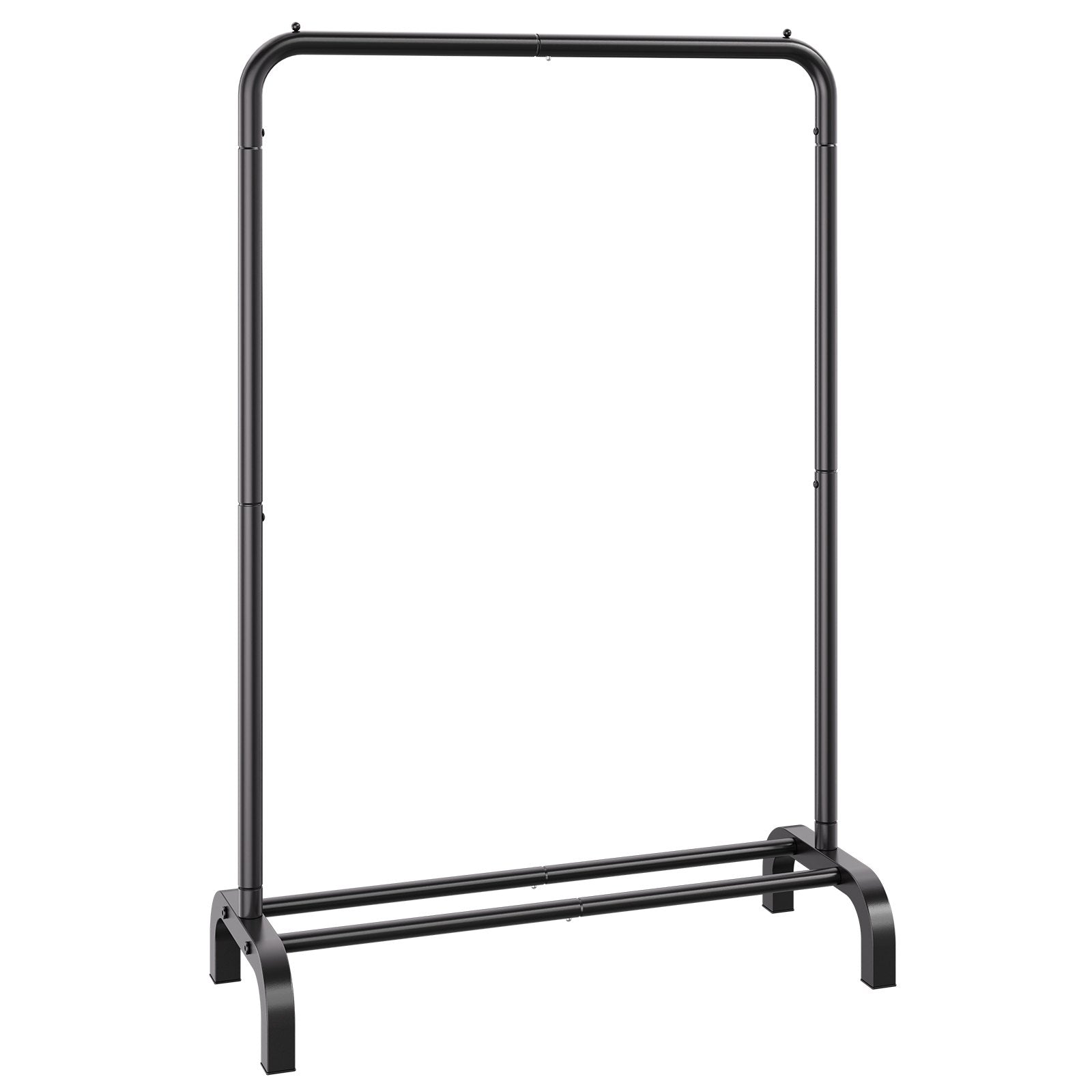 Clothing & Wardrobe Storage: VEVOR Clothes Rack, Heavy Duty Clothing Garment Rack with Hanging Rod and Bottom Storage Area, Clothing Rack for Bedroom Guest Room