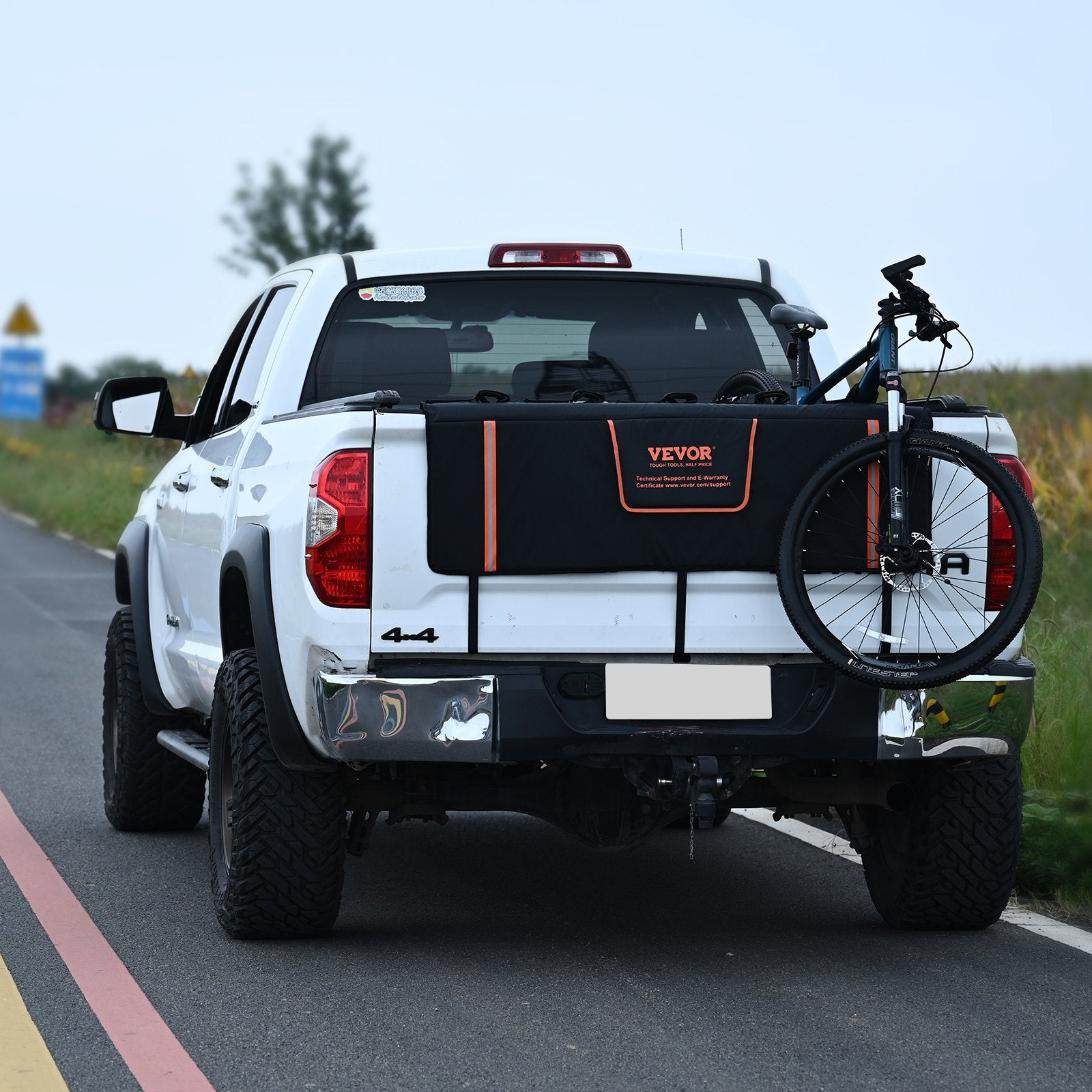 Automotive Parts: VEVOR 53-inch Tailgate Pad 5-Bike Pickup Truck Bed Tailgate Pad Protector Cover