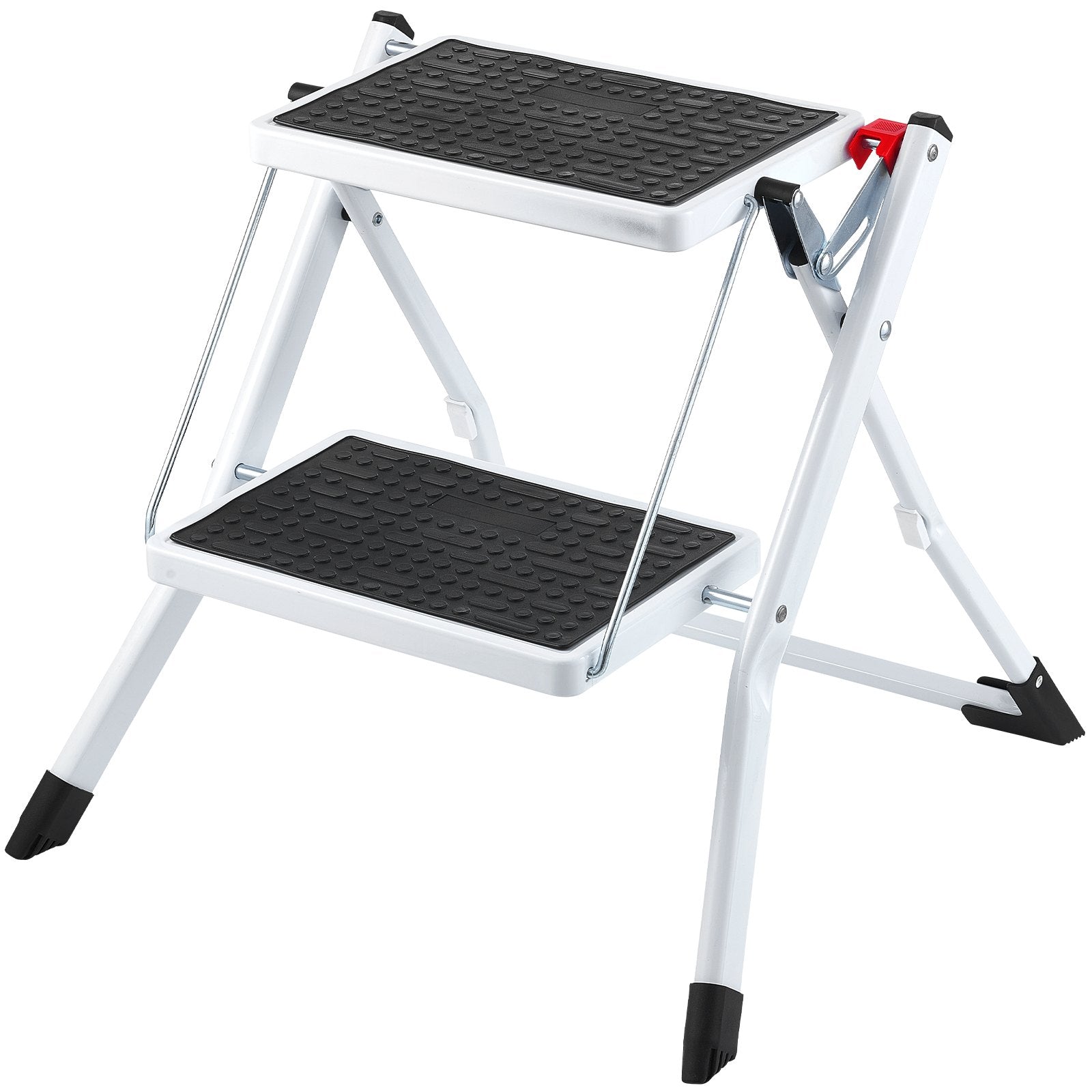 Mobility & Accessibility: VEVOR Step Ladder 2-Step 150kg Capacity, Ergonomic Folding Steel Step Stool with Wide Anti-Slip Pedal, Sturdy Step Stool for Adults Toddlers, Multi-Use for Household, Kitchen, Office, RVs