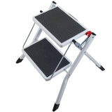 Mobility & Accessibility: VEVOR Step Ladder 2-Step 150kg Capacity, Ergonomic Folding Steel Step Stool with Wide Anti-Slip Pedal, Sturdy Step Stool for Adults Toddlers, Multi-Use for Household, Kitchen, Office, RVs