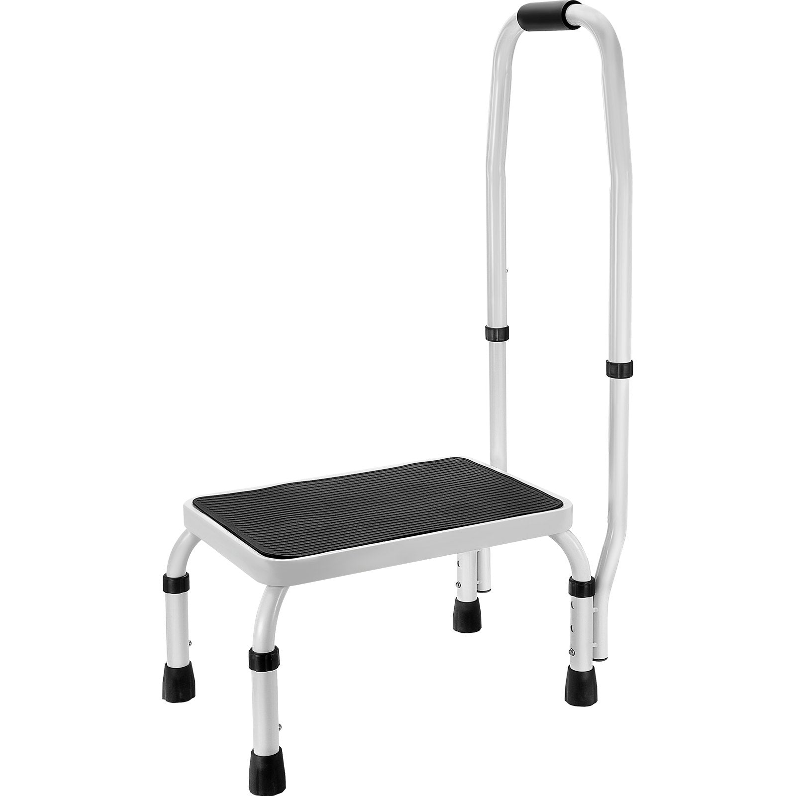 Mobility & Accessibility: VEVOR Step Stool 1-Step 150KG Capacity, 3 Adjustable Height with Handle Steel Step Ladder, Portable Toddler Step Stools for Adults, Non-Slip Sturdy Step Ladders for Office, RVs, Pets