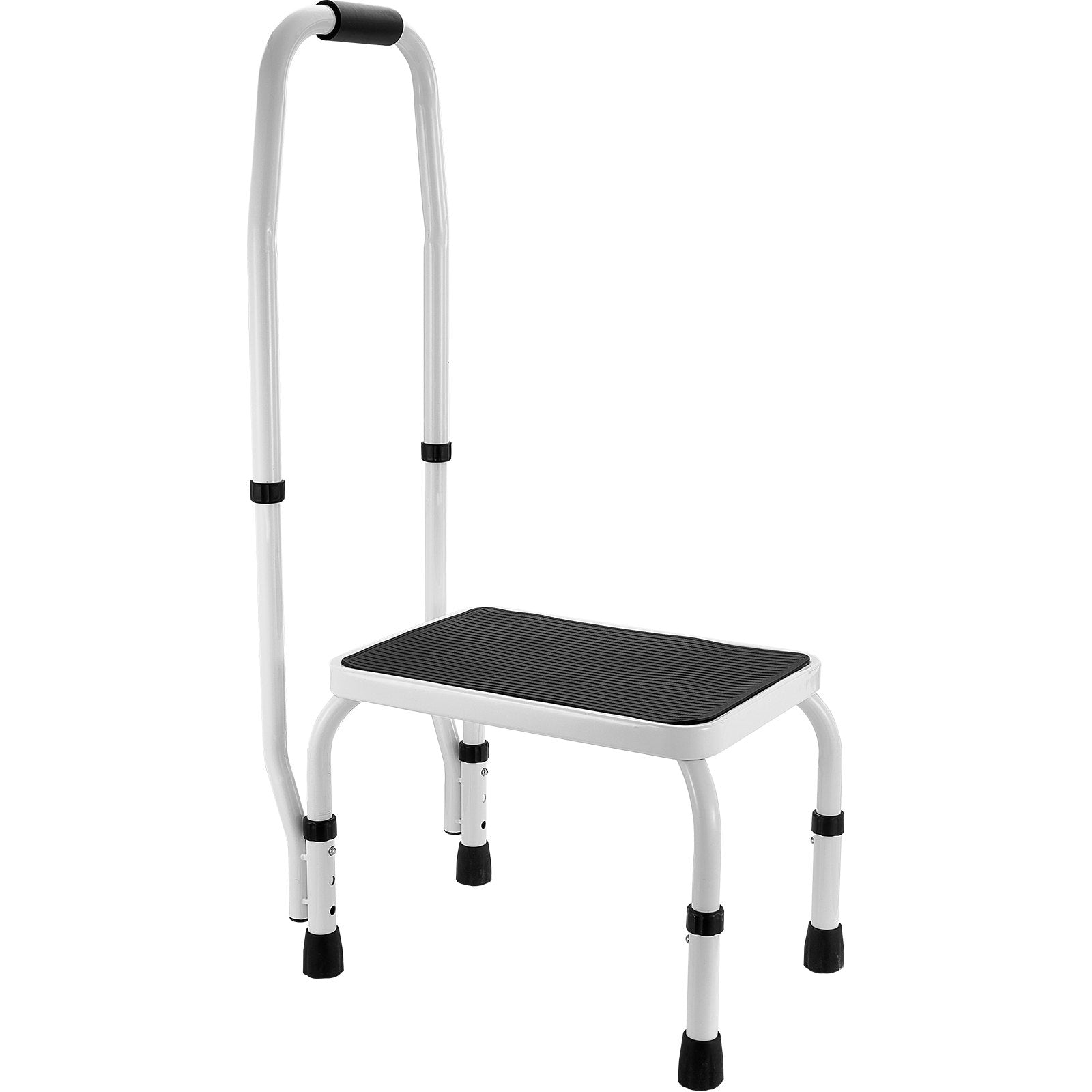 Mobility & Accessibility: VEVOR Step Stool 1-Step 150KG Capacity, 3 Adjustable Height with Handle Steel Step Ladder, Portable Toddler Step Stools for Adults, Non-Slip Sturdy Step Ladders for Office, RVs, Pets
