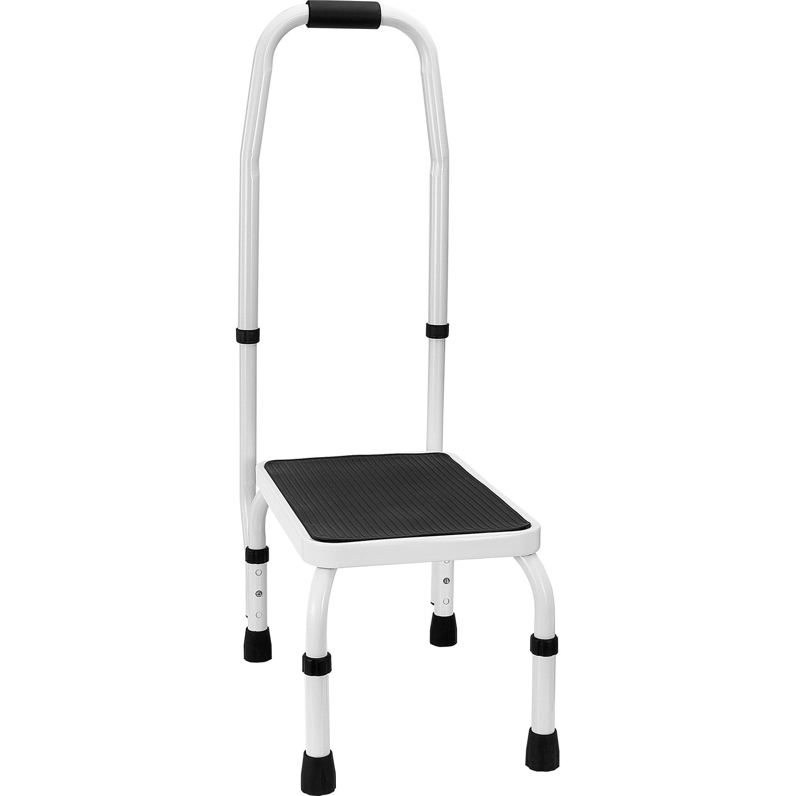 Mobility & Accessibility: VEVOR Step Stool 1-Step 150KG Capacity, 3 Adjustable Height with Handle Steel Step Ladder, Portable Toddler Step Stools for Adults, Non-Slip Sturdy Step Ladders for Office, RVs, Pets