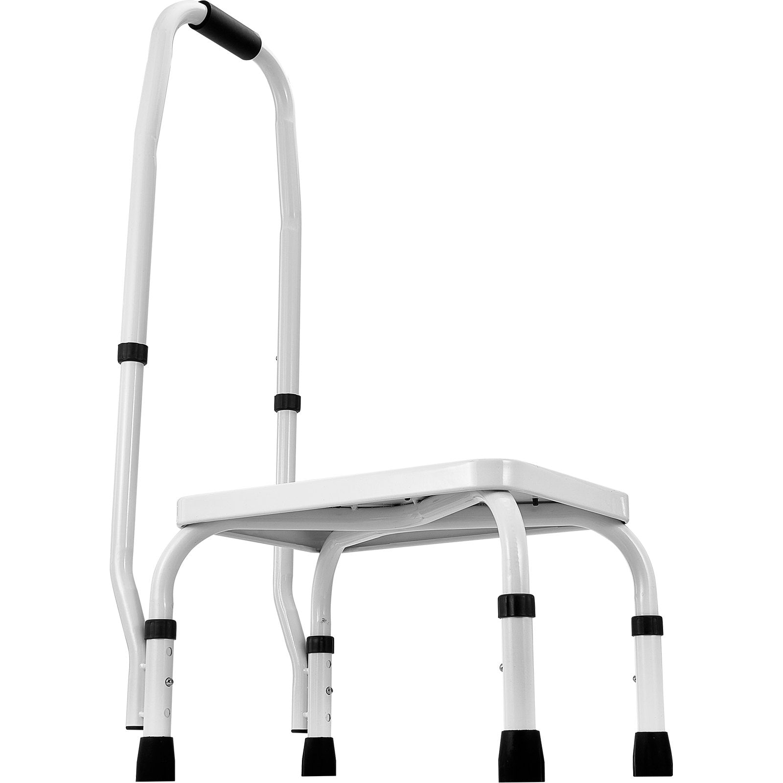 Mobility & Accessibility: VEVOR Step Stool 1-Step 150KG Capacity, 3 Adjustable Height with Handle Steel Step Ladder, Portable Toddler Step Stools for Adults, Non-Slip Sturdy Step Ladders for Office, RVs, Pets