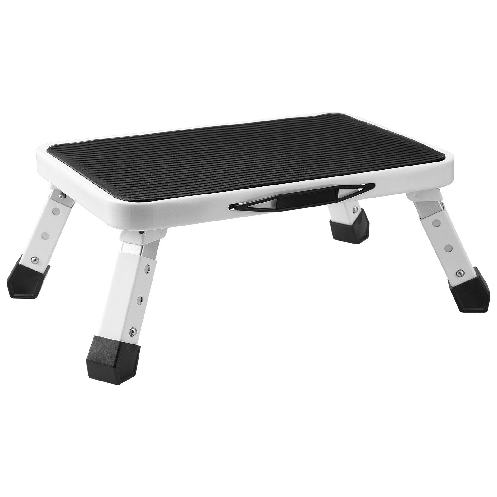 Mobility & Accessibility: VEVOR Step Stool 1-Step 150KG Capacity, Folding Steel Step Ladder 3 Adjustable Height, Portable Toddler Step Stools for Adults, Non-Slip Sturdy Step Ladders for Office, RVs, Pets, Bathrooms,Bedrooms