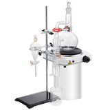 Distilling & Brewing: VEVOR Essential Oil Distillation Kit, 500ml Distillation Apparatus, 3.3 Boro Lab Glassware Distillation Kit with 1000W Heating Plate and 24, 40 Joint, 33 pcs Set