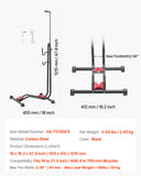 Wall Storage Racks: VEVOR Bike Rack, Upright Bike Stand Floor for 406.4 to 700 mm Mountain & Road Bikes, Vertical & Horizontal Bicycle Stand for Secure Parking and Storage in Garage, Truck Bed, Indoor, Outdoor, Black