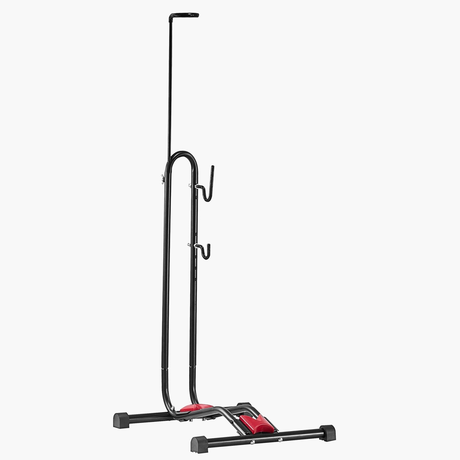 Wall Storage Racks: VEVOR Bike Rack, Upright Bike Stand Floor for 406.4 to 700 mm Mountain & Road Bikes, Vertical & Horizontal Bicycle Stand for Secure Parking and Storage in Garage, Truck Bed, Indoor, Outdoor, Black