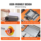 Paper Products: VEVOR Thermal Binding Machine, 400 Sheets Capacity Hot Glue Binding Machine, Thermal Book Binder 40mm Binding Thickness A3(Short Edge)/A4/A5 Document