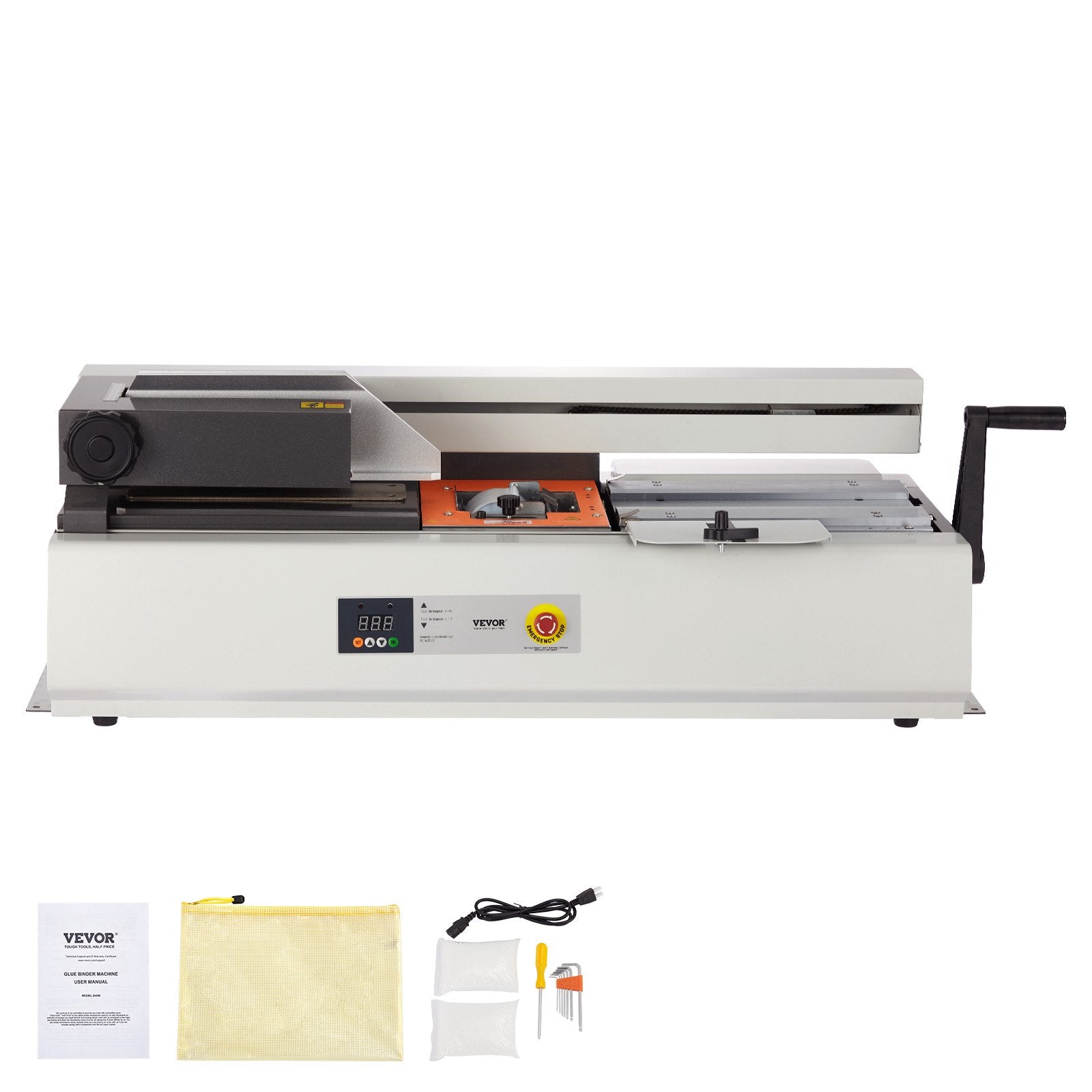 Paper Products: VEVOR Thermal Binding Machine, 400 Sheets Capacity Hot Glue Binding Machine, Thermal Book Binder 40mm Binding Thickness A3(Short Edge)/A4/A5 Document
