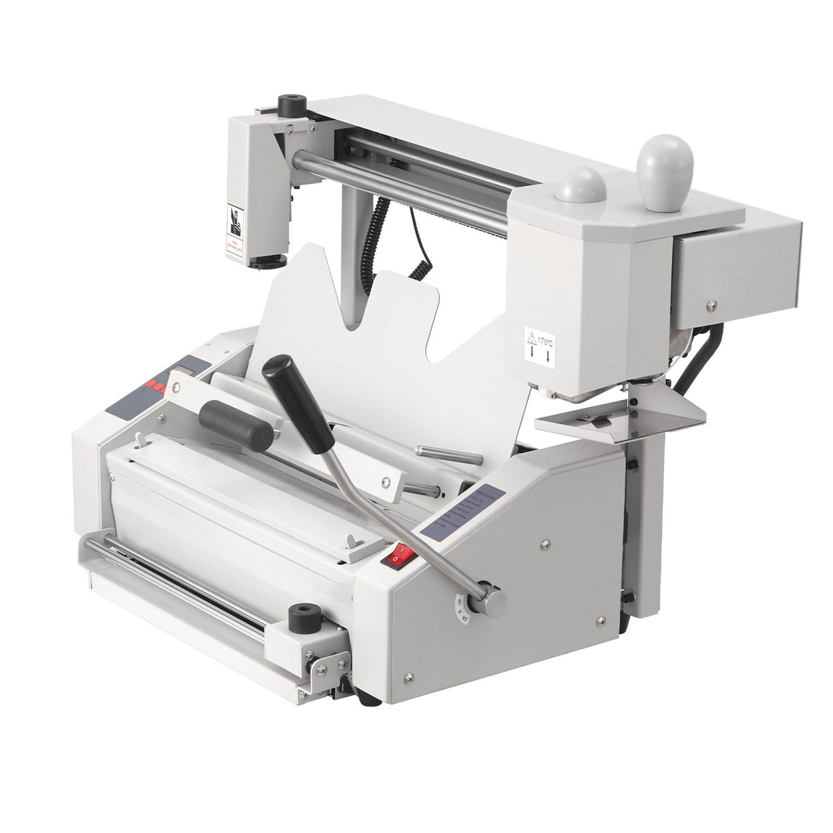 Thermal Binding Machine, 400 Sheets Capacity Hot Glue Binding Machine, Thermal Book Binder 50mm Binding Thickness A3(Short Edge)/A4/A5 Document with Milling Cutter