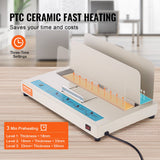 Paper Products: VEVOR Thermal Binding Machine, 500 Sheets Capacity Book Binding Machine, Thermal Book Binder 50mm Binding Thickness A3(Short Edge)/A4/A5 Document, with Infrared Optical Detection