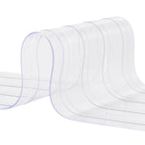 Curtains & Drapes: VEVOR Strip Curtain, 3048 cm L x 30.5 cm W x 3 mm Thickness, Clear Ribbed PVC Curtain Strip Door Bulk Roll, Plastic Door Strips for Doorway of Supermarket, Garage, Warehouse, Barn, Pet Animal House