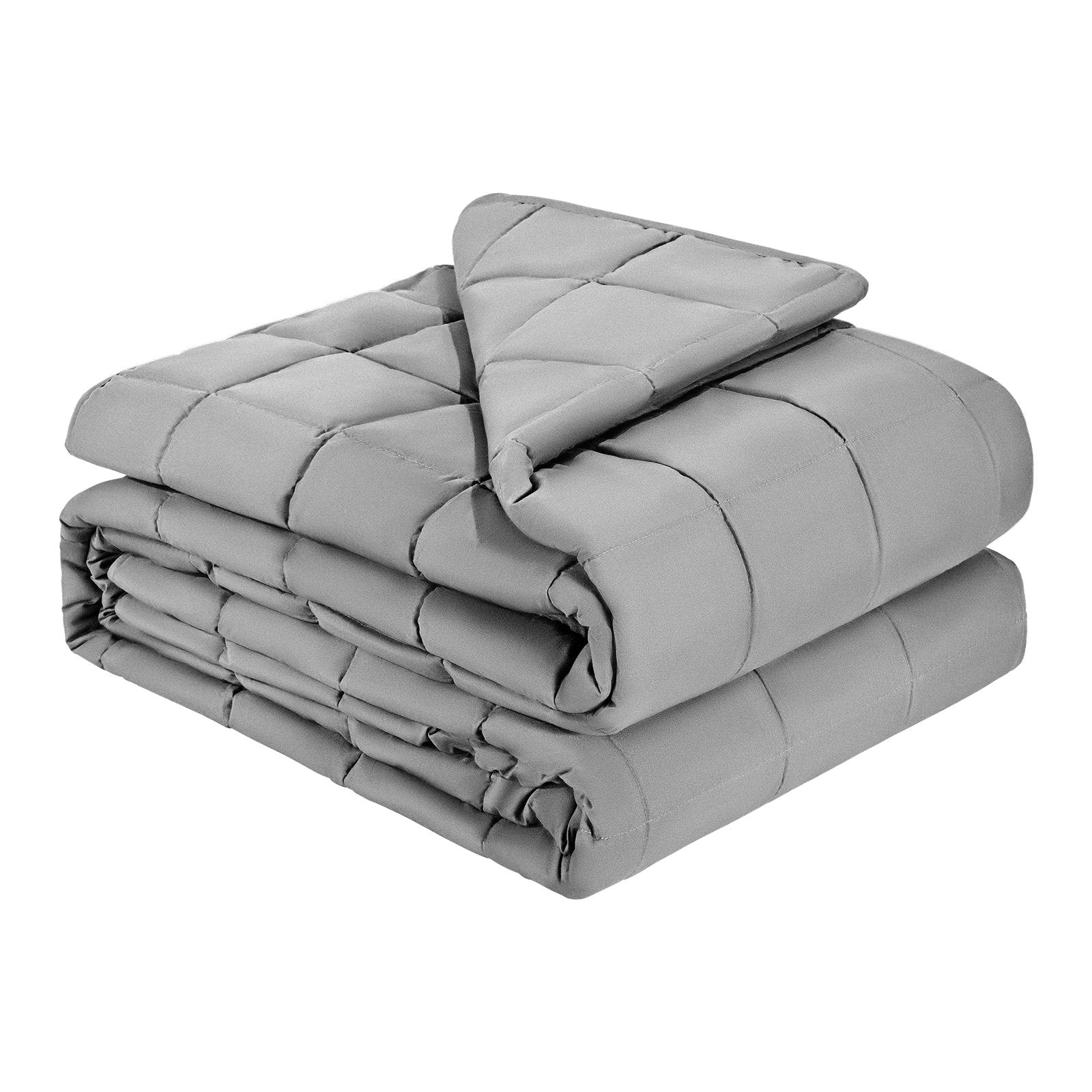 Blankets & Throws: VEVOR Weighted Blanket, 11 kg, 2235 x 2640 mm King Size, Cooling Breathable Heavy Blanket with Glass Beads, All-Season Use, Suitable for 113-140 kg Adults, Anxiety Stress Relief, Improve Sleep, Grey