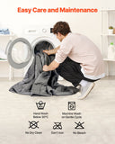 Blankets & Throws: VEVOR Weighted Blanket, 11 kg, 2235 x 2640 mm King Size, Cooling Breathable Heavy Blanket with Glass Beads, All-Season Use, Suitable for 113-140 kg Adults, Anxiety Stress Relief, Improve Sleep, Grey