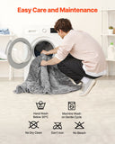 Toy Boxes: VEVOR Weighted Blanket, 9 kg, 1524 x 2032 mm Queen Size, Sherpa Fleece Heavy Blanket with Glass Beads, Soft Warm Cozy Fluffy Touch, for 90-113 kg Adults, Anxiety Stress Relief, Improve Sleep, Grey
