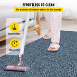 Boating Accessories: VEVOR Gray Marine Carpet 6 ft x 39.3 ft Marine Carpeting Marine Grade Carpet for Boats with Waterproof Back Outdoor Rug for Patio Porch Deck Garage Outdoor Area Rug Runner Anti-Slide Porch Rug,1.8x12m