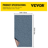 Boating Accessories: VEVOR Marine Carpet 6x13ft Boat Area Rug Roll Cutpile In/Outdoor Patio Deck Gray, 1.8x4m