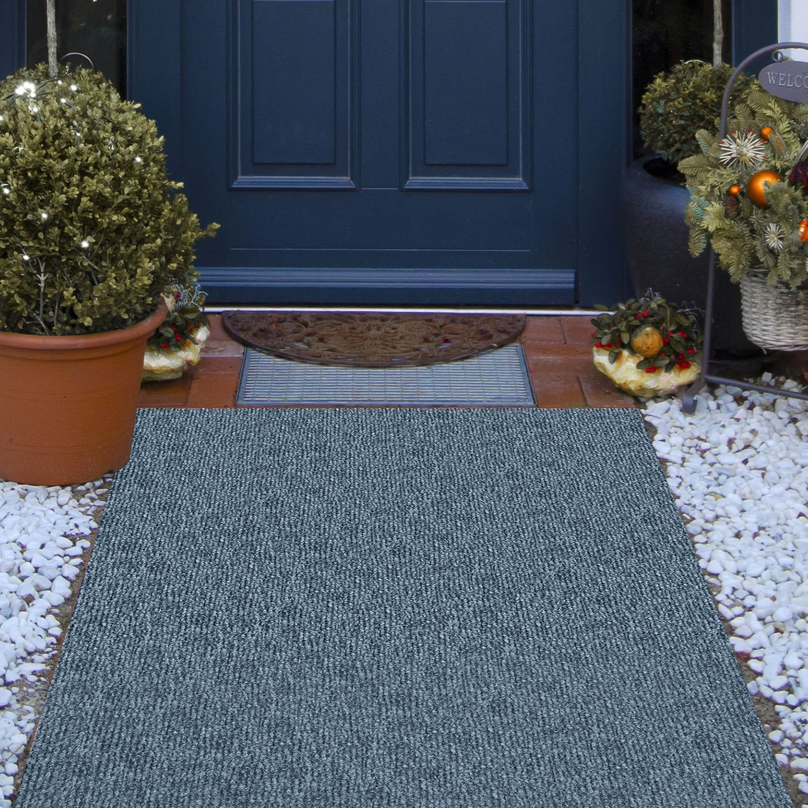 Boating Accessories: VEVOR Marine Carpet 6x13ft Boat Area Rug Roll Cutpile In/Outdoor Patio Deck Gray, 1.8x4m