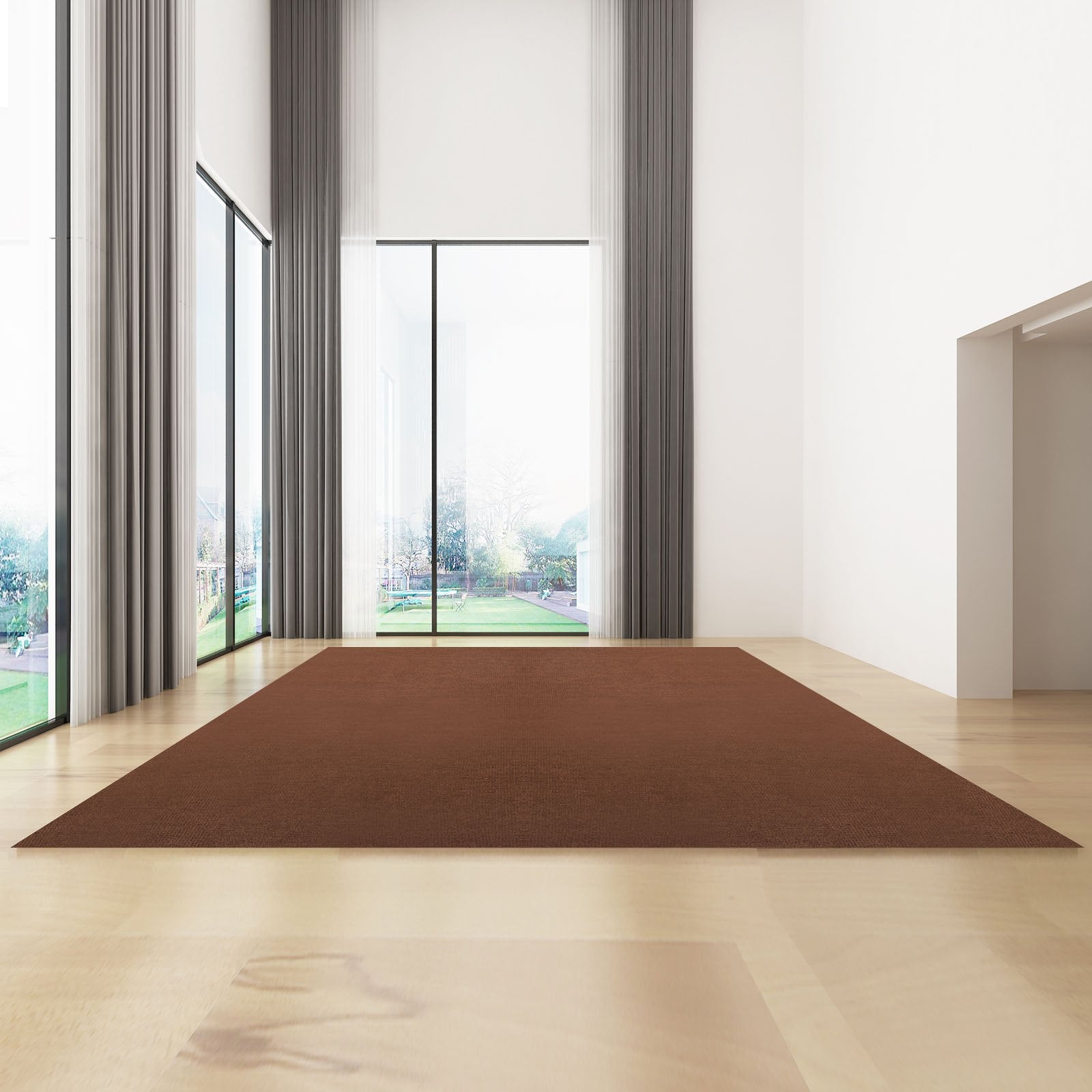 Marine Carpet, 6 x 13 ft Boat Carpeting, Deep Brown Marine Grade Boat Carpet, Indoor/Outdoor Marine Carpeting with Water-Proof TPR Backing, Water-Proof Carpet Roll for Home, Patio, Porch, Deck
