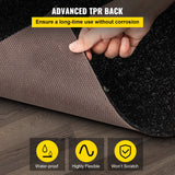 Boating Accessories: VEVOR Bass Boat Carpet Cutpile Marine Carpet 6 x 13 ft Charcoal Black In/Outdoor