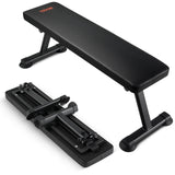Exercise Benches: VEVOR Flat Weight Bench, Foldable Strength Training Bench, Utility Workout Bench for Full Body Workout, 1000 LBS Press Bench for Home Gym Exercise, for Multi-Purpose Weight Training and Ab Exercises