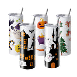 Food Storage: VEVOR 24 Pack Straight Sublimation Tumblers, 20 oz Blank Tumbler Bulk, Stainless Steel Double Wall Tumbler Cups with Straw, Lid, Brush, Base, Shrink Wrap, Gift Box, for Heat Press and Heat Transfer