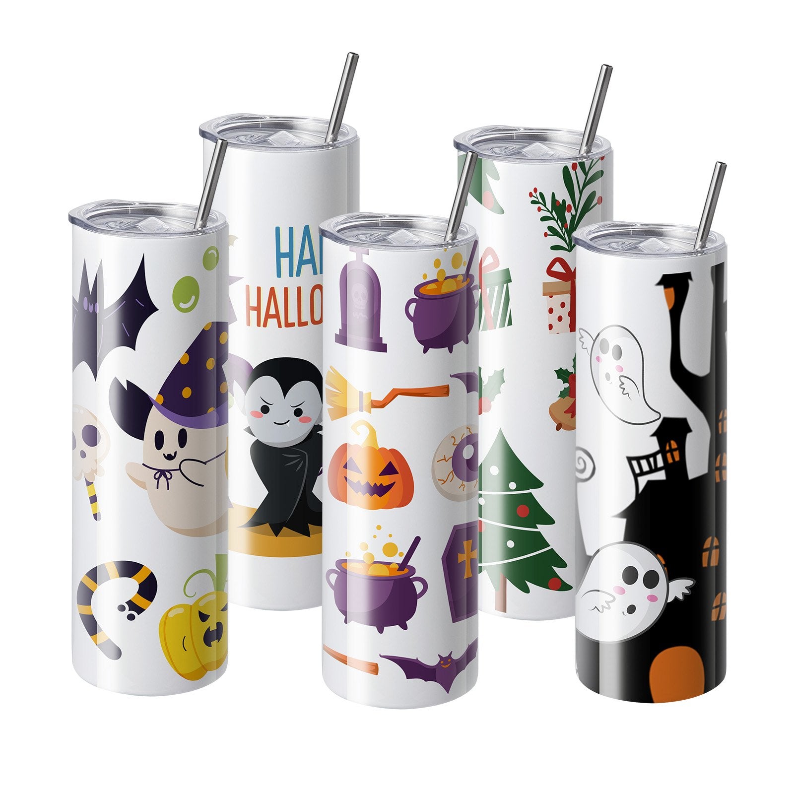 Food Storage: VEVOR 8 Pack Straight Sublimation Tumblers, 30 oz Blank Tumbler Bulk, Stainless Steel Double Wall Tumbler Cups with Straw, Lid, Brush, Base, Shrink Wrap, Gift Box, for Heat Press and Heat Transfer