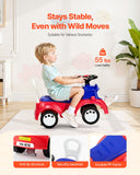 Dolls, Playsets & Toy Figures: VEVOR Ride On Toddler Push Car, Push Car for Toddler 19 to 36 Months, Kids Ride On Toy with Music & Under-seat Storage, 25 kg Load Capacity, Foot-to-Floor Walker for Toddlers Boys Girls, Red