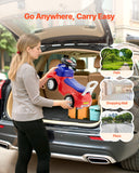 Dolls, Playsets & Toy Figures: VEVOR Ride On Toddler Push Car, Push Car for Toddler 19 to 36 Months, Kids Ride On Toy with Music & Under-seat Storage, 25 kg Load Capacity, Foot-to-Floor Walker for Toddlers Boys Girls, Red