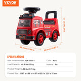 Ride On Cars: VEVOR Ride On Push Car for Toddlers, Ages 1-3, Ride Racer, Sit to Stand Toddler Ride On Toy, Classic Kids Ride On Car with Music Steering Wheel & Under Seat Storage, Ride On Toy for Boys Girls, Red