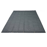 Caravan Accessories: VEVOR Dump Truck Mesh Tarp, 5 x 14 ft, PVC Coated Black Heavy Duty Cover with 5.5" 18oz Double Pocket, Brass Grommets, Reinforced Double Needle Stitch Webbing Fits Manual or Electric Dump Truck System