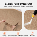 Cat Litter: VEVOR Carpet Tiles Reusable, 20"x 20" Carpet Squares With Padding Attached, Soft Padded Carpet Tiles, Easy Install DIY for Bedroom Living Room Indoor Outdoor (16 Tiles, Dark Brown)