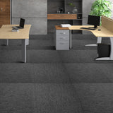 Cat Litter: VEVOR Carpet Tiles Reusable, 20"x 20" Carpet Squares With Padding Attached, Soft Padded Carpet Tiles, Easy Install DIY for Bedroom Living Room Indoor Outdoor (20 Tiles, Dark Gray)