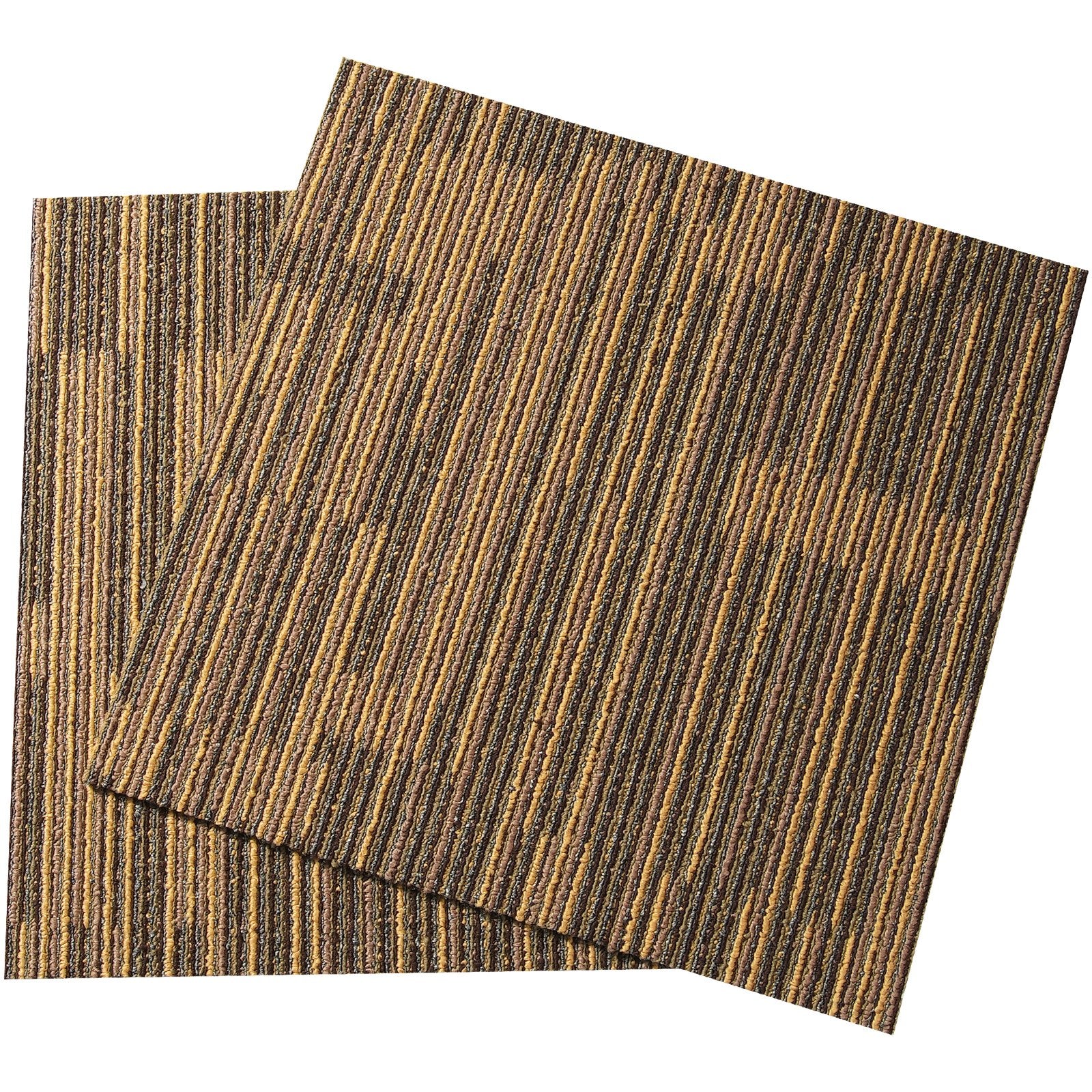 Cat Litter: VEVOR Carpet Tiles Reusable, 20"x 20"Carpet Squares With Padding Attached, Soft Padded Carpet Tiles, Easy Install DIY for Bedroom Living Room (12Tiles, Mixed Brown)