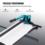 Saw Accessories: VEVOR Manual Tile Cutter, 1000mm, Porcelain Ceramic Tile Cutter with Tungsten Carbide Cutting Wheel, Infrared Positioning, Anti-Skid Feet, Durable Rails for professional installers or beginners